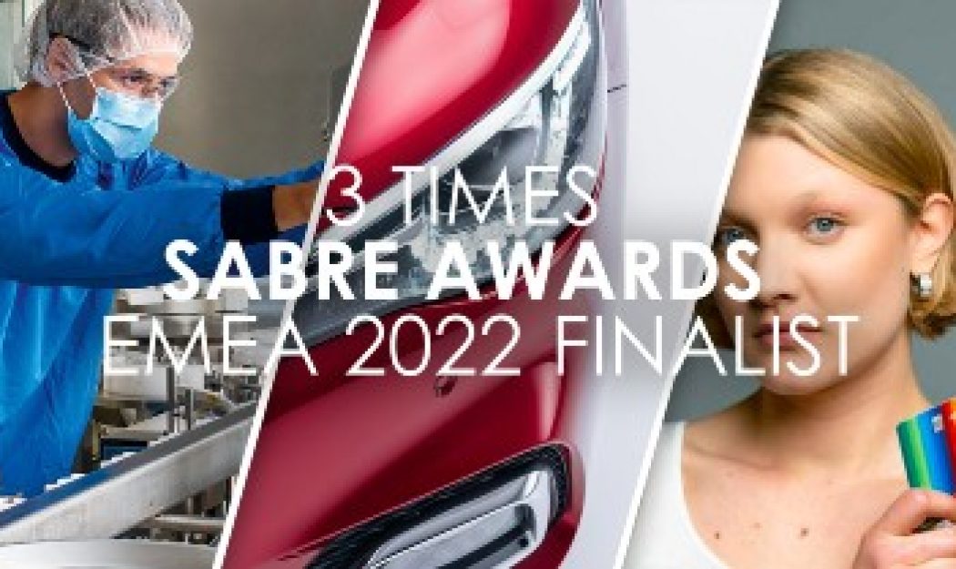 Celebrating five EMEA SABRE Awards 2022! PR Group Netherlands